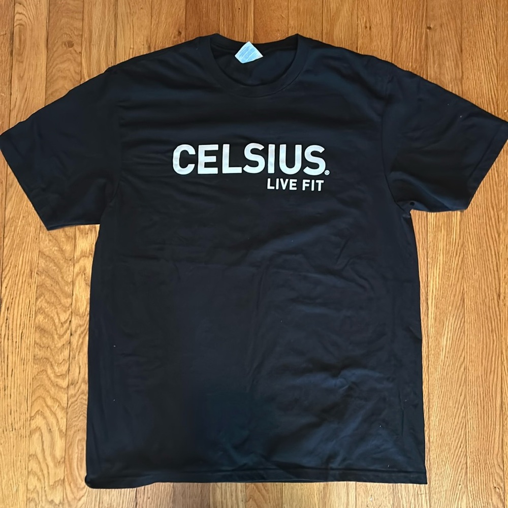CELSIUS LIVE FIT • Short Sleeve T-Shirt • Size Large • Juan Soto